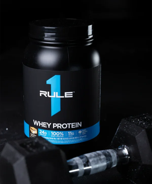 Rule 1 Whey Protein Powder - Flavor is Vanilla Ice Cream - Image 2
